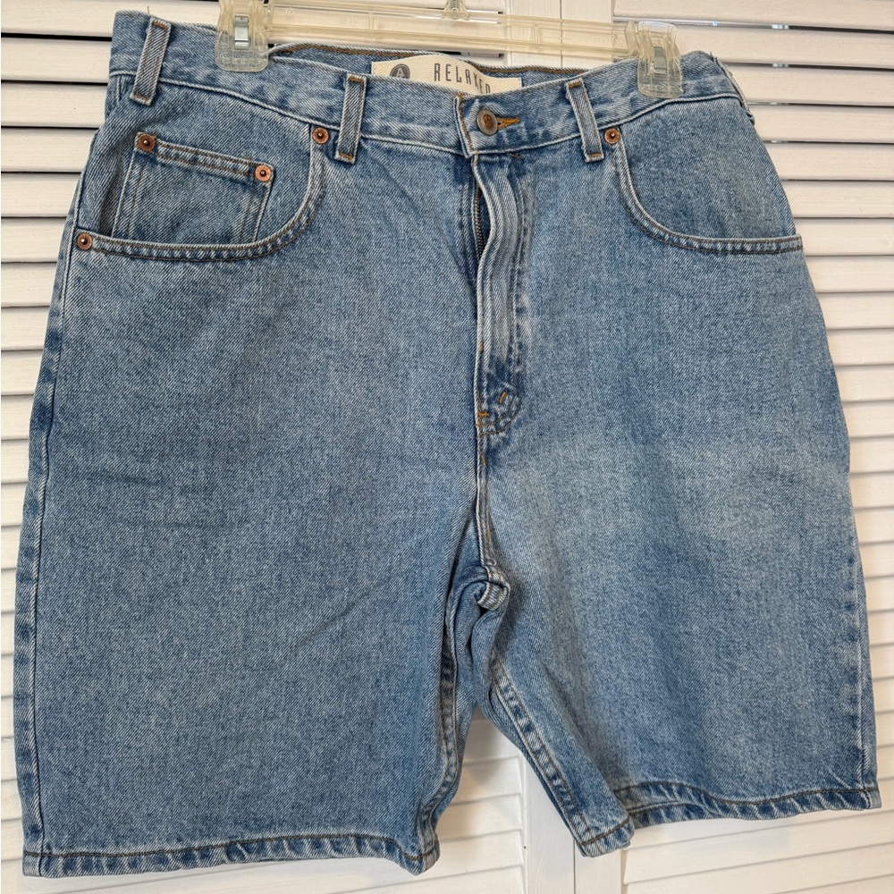 Men's Blue Denim Shorts